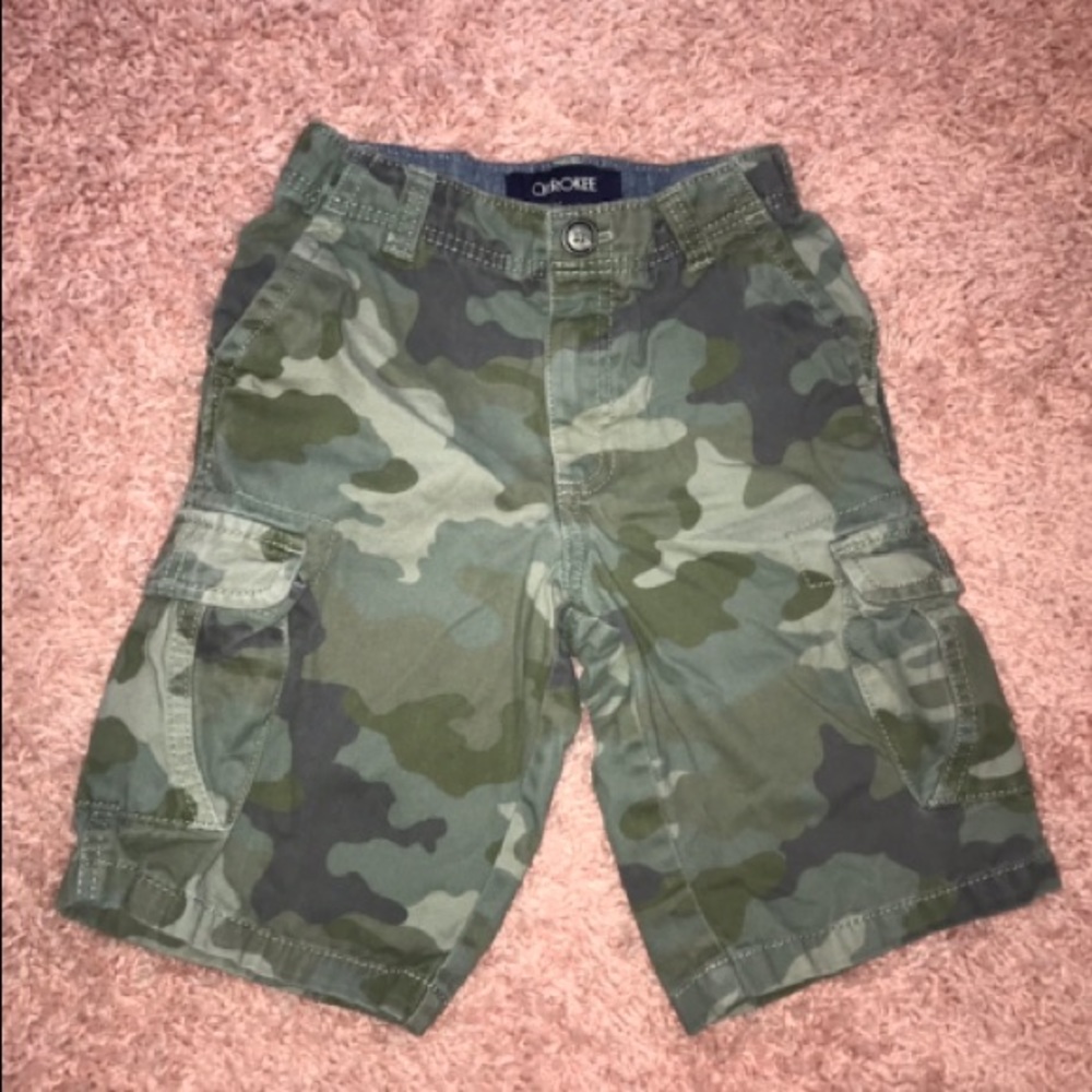 Boy’s Cargo Camo shorts